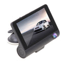 Driving Recorder3 Lens Front and Rear Monitoring High-Definition Dual 1080p-1416