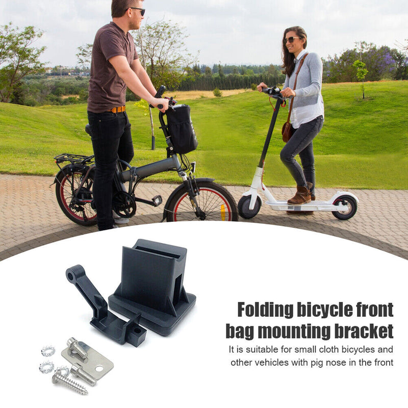 Folding Bike Front Carrier Block Cycling Basket for Brompton Bicycle Shelf