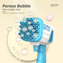 #A Bazooka Bubble Machine Children Bathing Toys with Leak-proof and Fan Mode Des