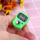 Stitch Marker Row Finger Ring Counter LCD Electronic Tally Counter (Green) Newly
