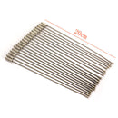 20 PCS Stainless Steel 20cm Wire Keychain Cable Key Ring for Outdoor