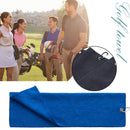 Golf Towel Waffle Cycling Sports Running Yoga Fitness Towels with Buckle Clip