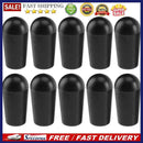 10pcs 4mm Plastic Guitar Toggle Switch Tip for LP Electric Guitar(Black)
