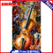 Abstract Guitar Oil Paint By Numbers DIY Acrylic Painting on Canvas Drawing Kit