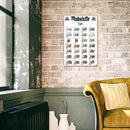 Home Weatherproof Retro Chic Motorcycle Sign Iron Painting Wall Drawing Templ