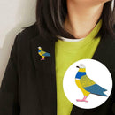Peace dove in the colors of the Ukrainian flag as a For peace gift N1B6
