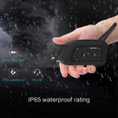 V6 1200M Motorcycle Bluetooth-compatible Helmet Headset Intercom Interphone