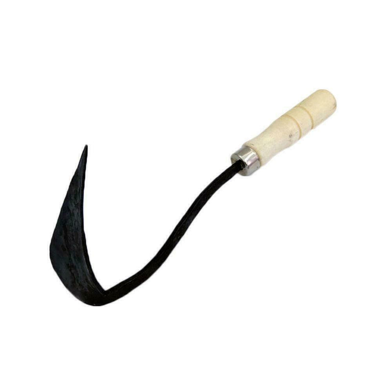 Homi Korean Traditional Plow Hoe Farming Garden Digging Wooden Hand Handle