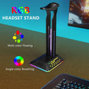 RGB Headphone Holder Rack 6 Monochrome Modes Gamer Headset Display Stand