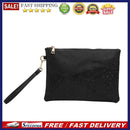 Women Fashion PU Leather Diamond Stud Clutch Business Female Quilted Satchel Bag