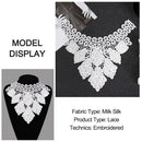 Embroidered Lace Lace Fabric Applique Embroidery Collar Neckline Accessories