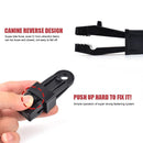 10pcs Outdoor Large Canopy Wind Rope Clamps Windproof Tent Clips (Black)