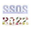 Silicone Epoxy Molds 2022 Number Moulds DIY Art Craft Ornaments for Desktop