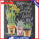 Letter Bonsai Colouring Oil Canvas Picture DIY Hand Painted Paint By Numbers Kit