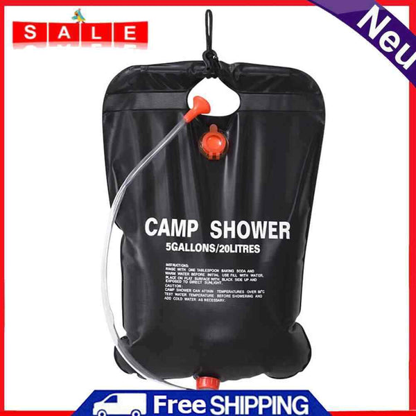 20L Camping Shower Bag Solar Portable Home Travel Hiking Climbing Water Bags