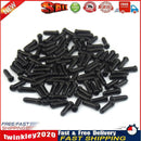 50pcs Bike Cable End Caps Aluminum Alloy Brake Shifter Cable Tips (Black) Newly