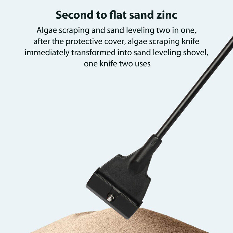 Aquarium Algae Scraper 5 Blades Cleanser Algae Moss Remover Multi-Tool Kit