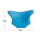 Muscle Relaxation Neck Stretcher Cervical Pillow for Pain Relief (Blue) Newly