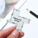 Seam Template Sewing Ruler Tailor Ruler Patchwork Quilting Measuring Gauge