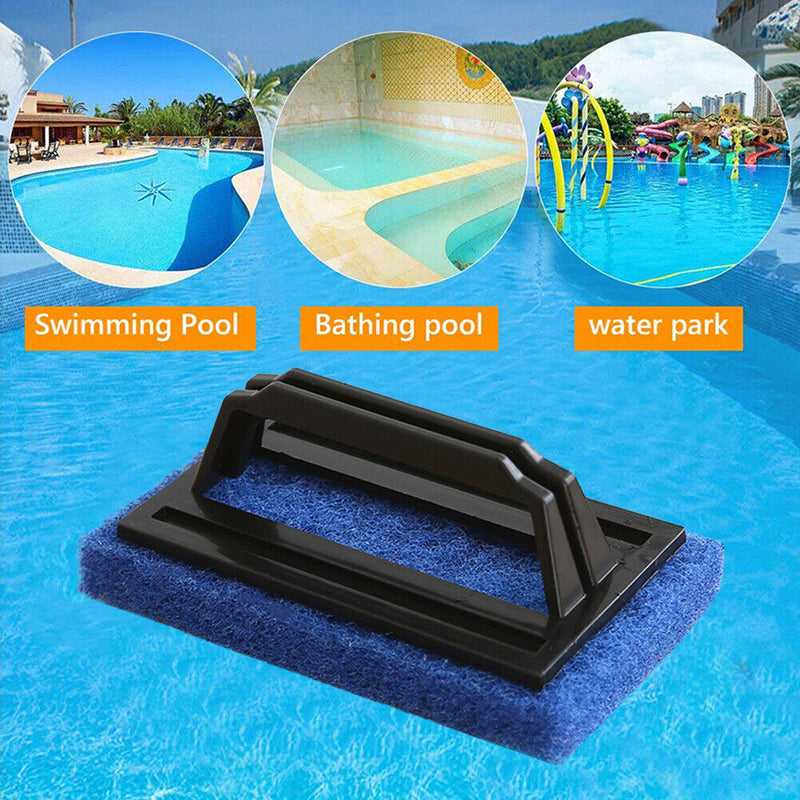 Wall Sponge Brush for Swimming Pool Line Cleaner Brush Cleaning (Blue) Newly