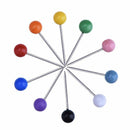 Office School Thumbtacks Plastic Head with Steel Point Map Tacks Push Pins