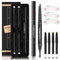 Eyebrow Pencil With 5 Colors Refill Lead Brow Tattoo Pen Automatic Rotate