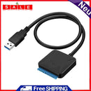 USB to SATA 3.0 Adapter Cable Support 2.5/3.5 inch External SSD HDD for Notebook