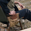 ShineTrip Side Bag Kermit Chair Armrest Storage Bags Outdoor Tools (Khaki) Newly