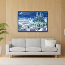 IY Full Round Drill Diamond Painting sky castle Mosaic Rhinestone Art