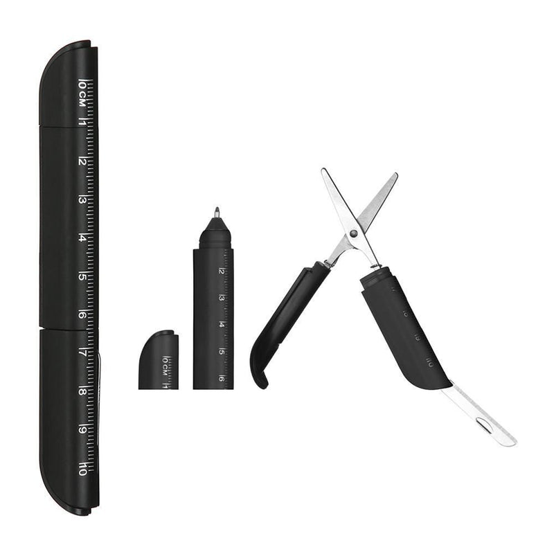 Stationery Writing Tool Multifunction Ballpoint Pen Ruler Signature Ballpen