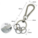 Car Keychain Clip Men Titanium Alloy Backpack Pendant Accessories Useful O9K6