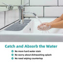 Absorbent Mats Kitchen Faucet Sink Microfiber Splash Guard Supplies Home K1V6