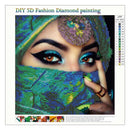 5D DIY Masked Lady Diamond Painting Embroidery Rhinestones Cross Stitch Kit