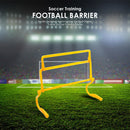 Foldable Removeable Football Barrier Frame Soccer Training Barrier (Yellow)