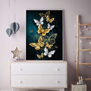 5D DIY Diamond Painting Butterfly Full Round Rhinestone Home Wall Art Picture