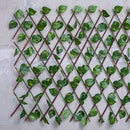 Simulation Fence Outdoor Rural Green Plants Artificial Fence Net Decor (B) Newly