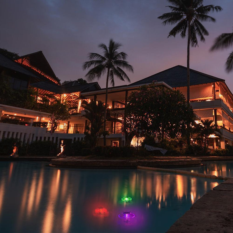Colorful Floating Underwater LED Disco Light Glow Swimming Pool Spa Solar L