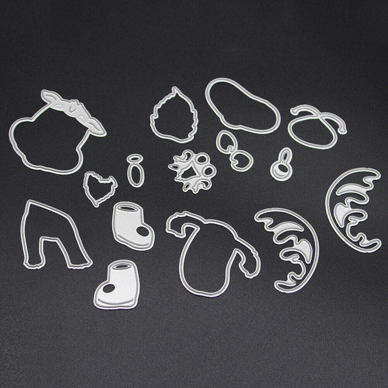 Snowvirtuos Cute Christmas Deer Cutting The Stencil DIY Scrapbooking A