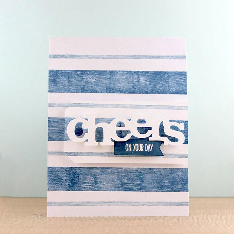 Letter cheers Cutting Dies Embossing Stencil for DIY Scrapbooking Craft