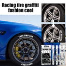 4pcs White Paint Marker Pen for Car Tyre Drawing Art Craft Permanent Paint Pen`