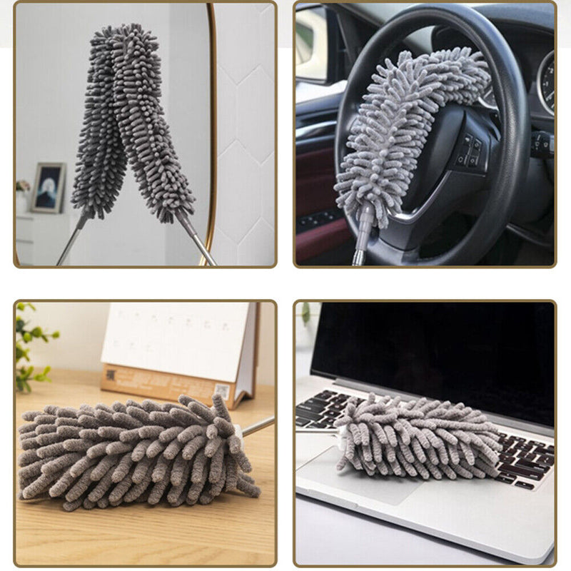 Cleaning Duster Telescopic Cleaner Dusting Microfiber Dust Catcher Tool Set