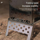 Outdoor Camping Mini BBQ Grill Portable Folding Card Type Stove Barbecue Grill~