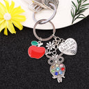 Stainless Steel Thank You Keyring Teacher Keychain Gift For Teacher Jewelry