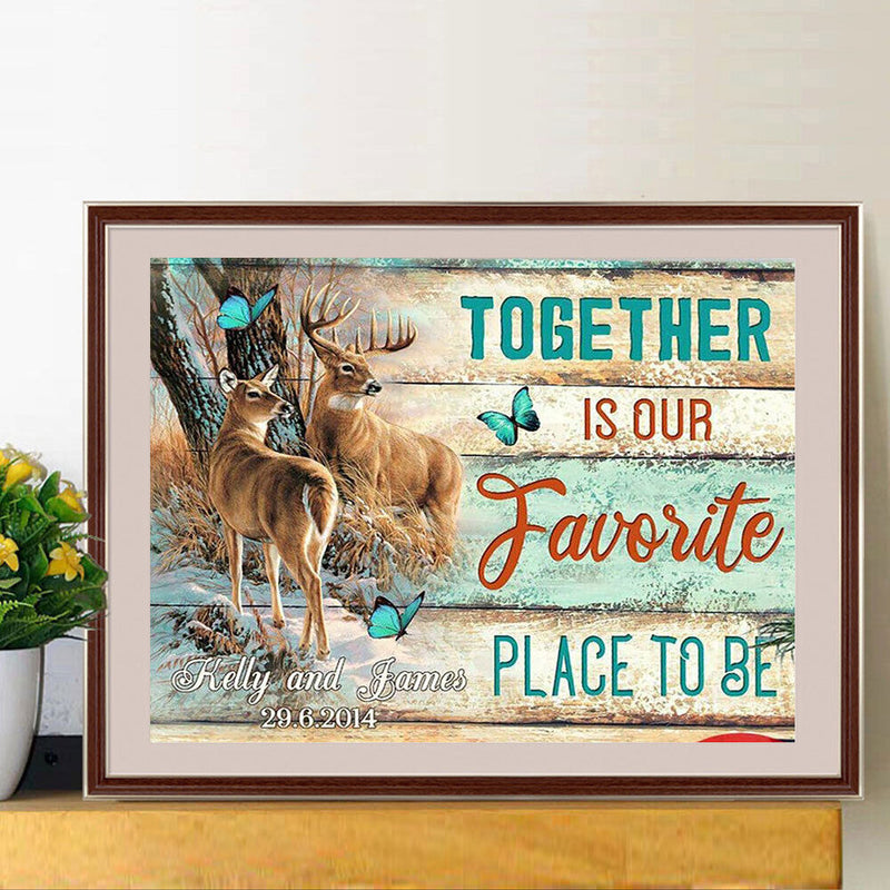 5D DIY Diamond Painting Kits Full Round Drill Elk Mosaic Wall Christmas Picture