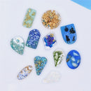 Molds Oval Heart Round Shape Earring Chams Necklace Jewelry Making Mould