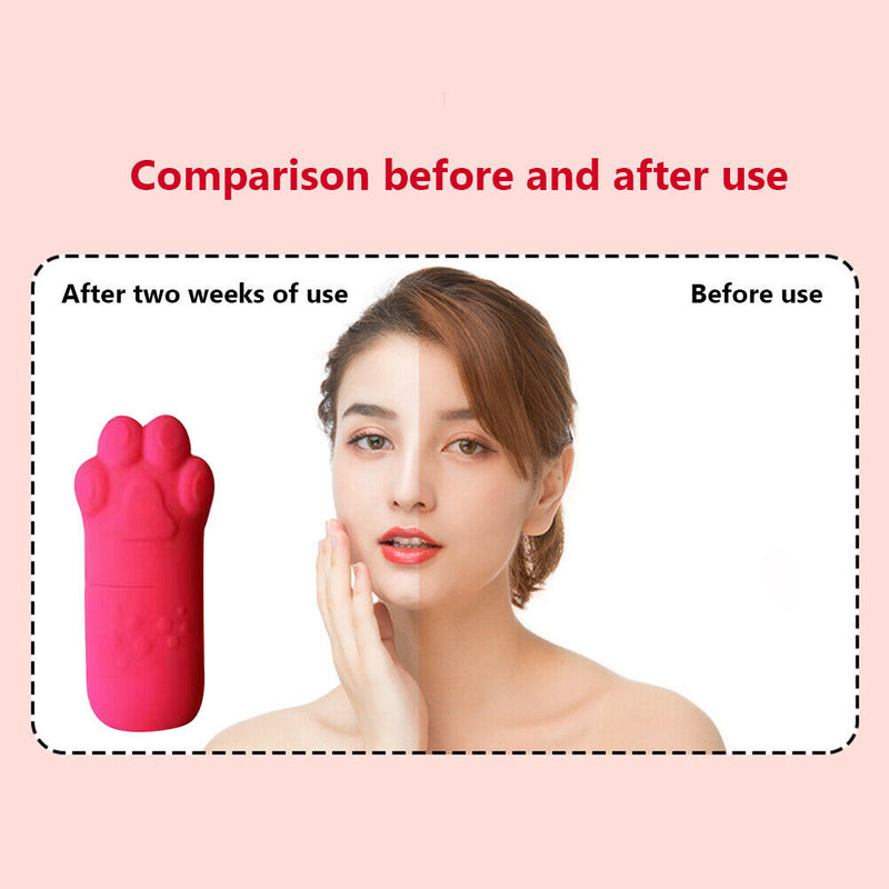 Facial Beauty Lifting Ice Cube Tray Face Massager Roller Mold (Rose Red) Newly
