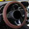 Auto Steering Wheel Cover Breathable Anti Slip Car Elastic Net Fabric Fish B6H9