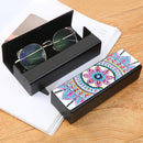 DIY Diamond Painting Leather Eyeglasses Storage Box Case Sunglasses Holder Newly