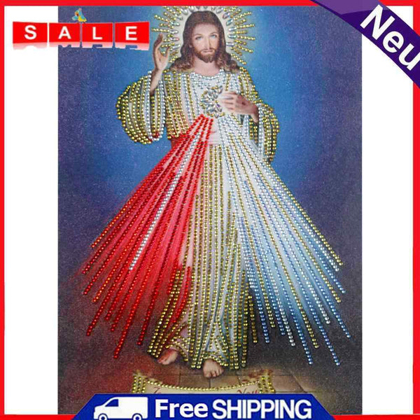 Diamond Painting Jesus 5D Rhinestone DIY Pictures Special Shaped Kit Ornaments