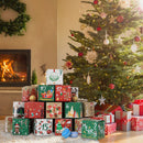 24pcs Candy Cookies Box Countdown Numbers Packaging Paper Boxes 7cm Xmas Decor